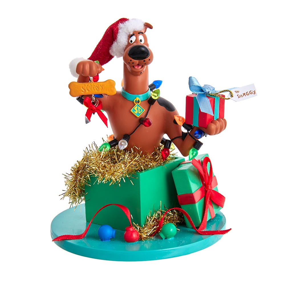 Kurt Adler 5-Inch Foam Mache Scooby Doo In Present